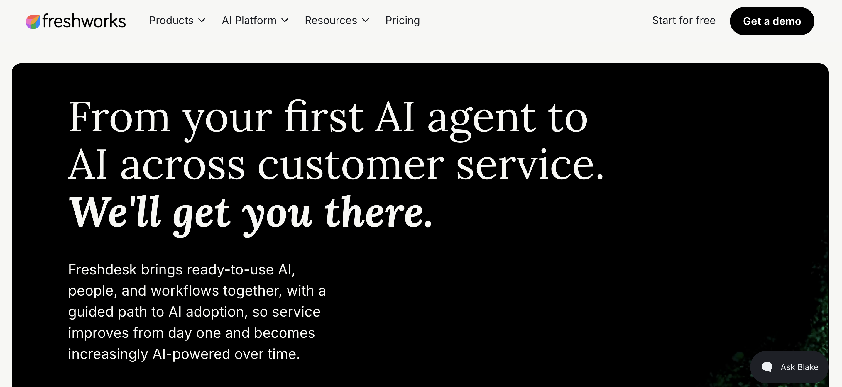 FRESHDESK HOMEPAGE